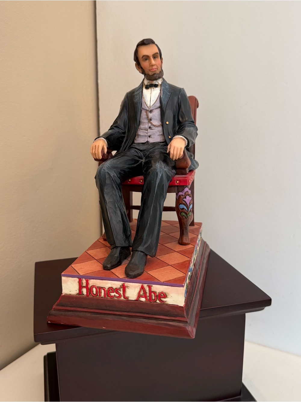 Jim Shore Honest Abe Abraham Lincoln Heartwood Creek 4013284 Figurine 2008